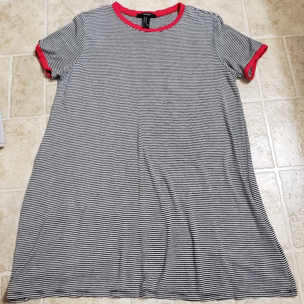 Striped Babydoll Dress